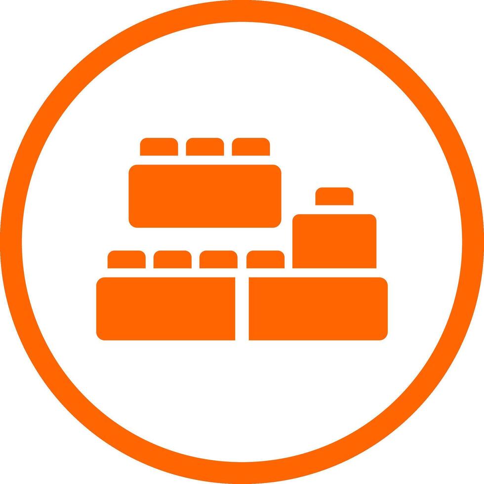 Blocks Creative Icon Design vector