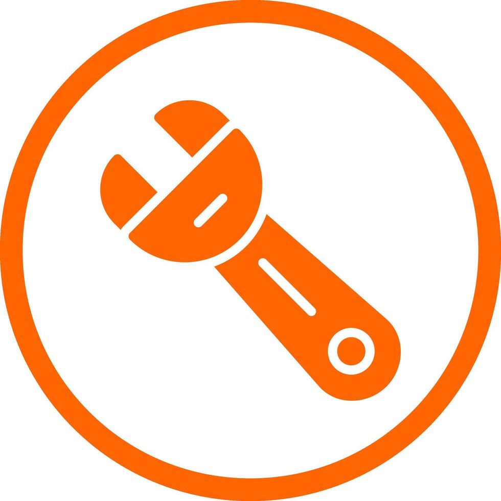 Wrench Creative Icon Design vector