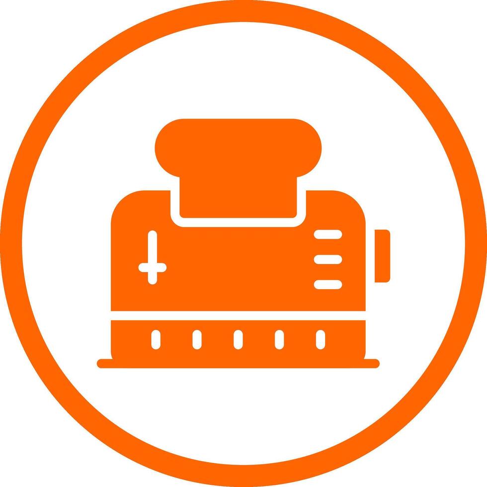 Toaster Creative Icon Design vector