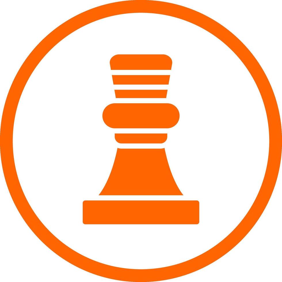 Chess Game Creative Icon Design vector