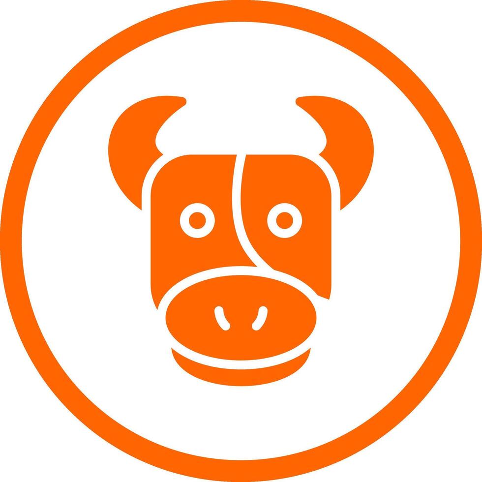 Cow Creative Icon Design vector