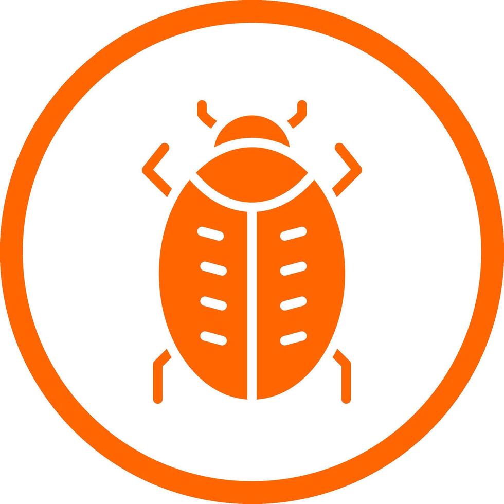 Bug Creative Icon Design vector