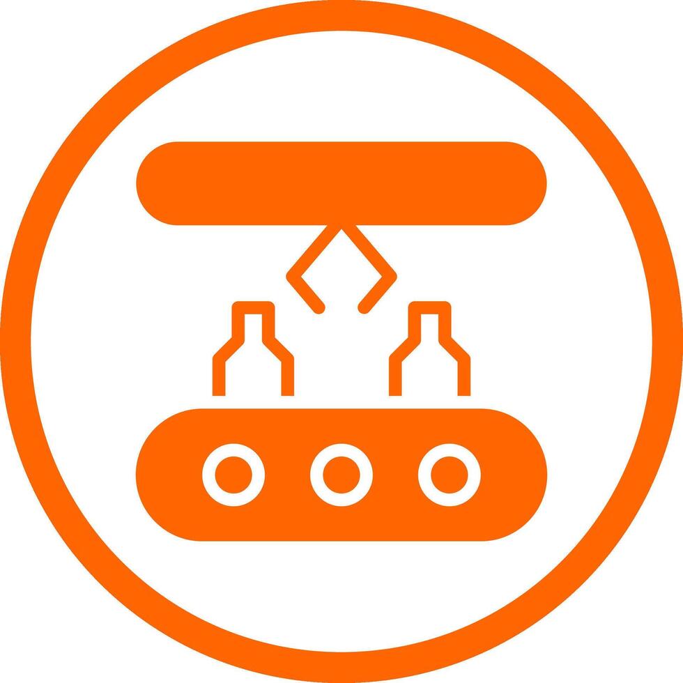 Conveyor Belt Creative Icon Design vector