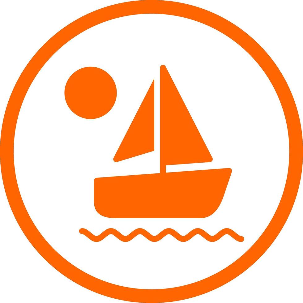 diseño de icono creativo de kayak vector