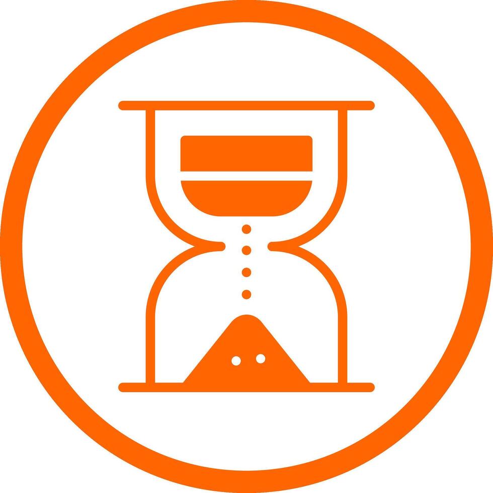 diseño de icono creativo de reloj de arena vector