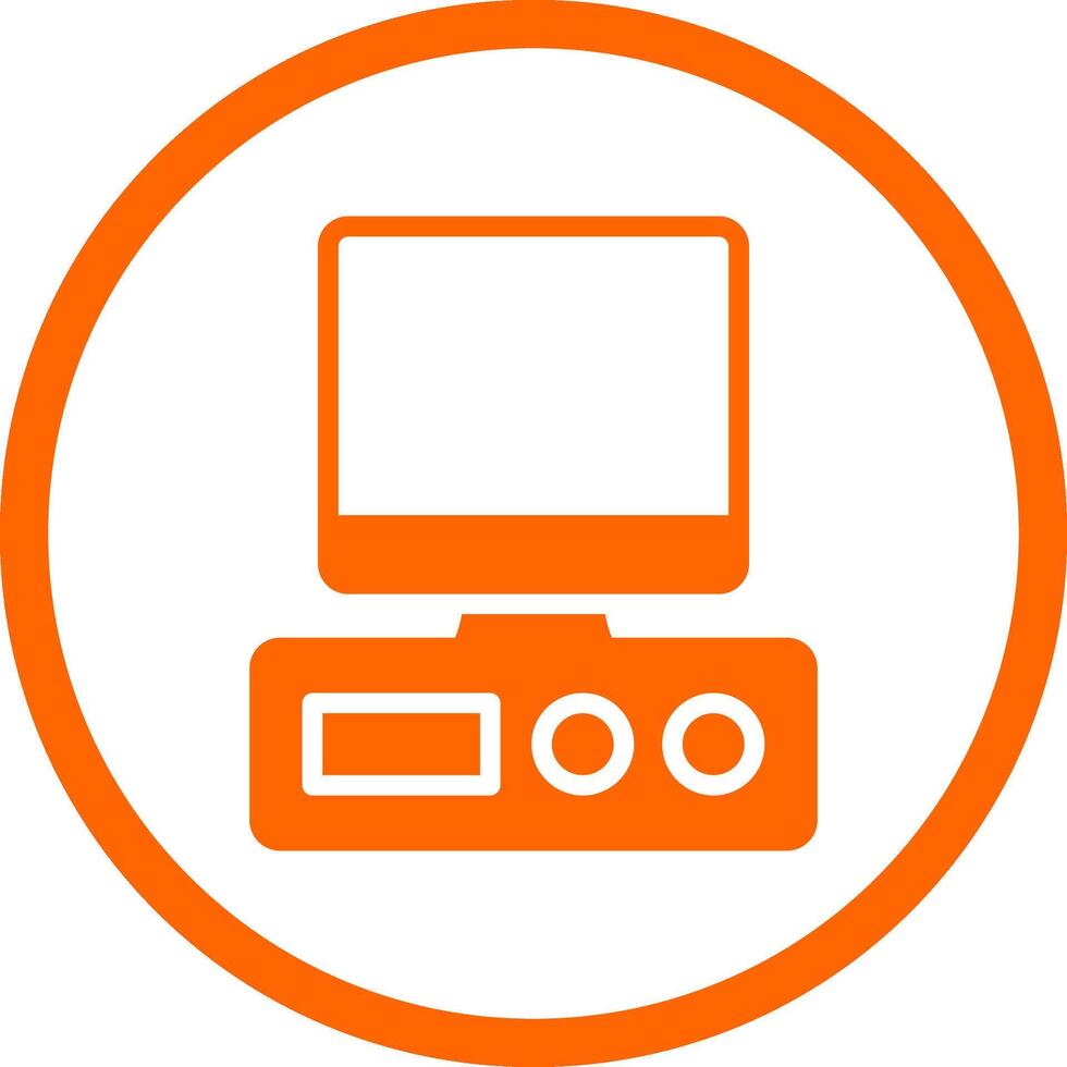 Computer Creative Icon Design vector