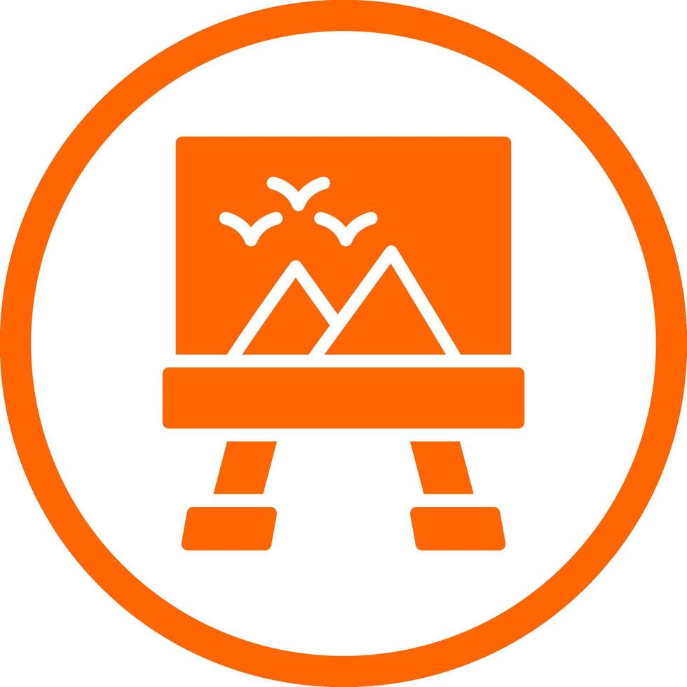Canvas Creative Icon Design vector