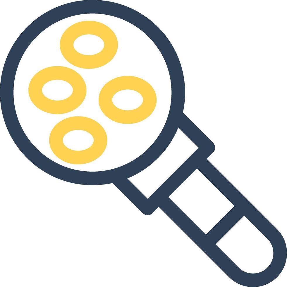 Magnifying Glass Creative Icon Design vector