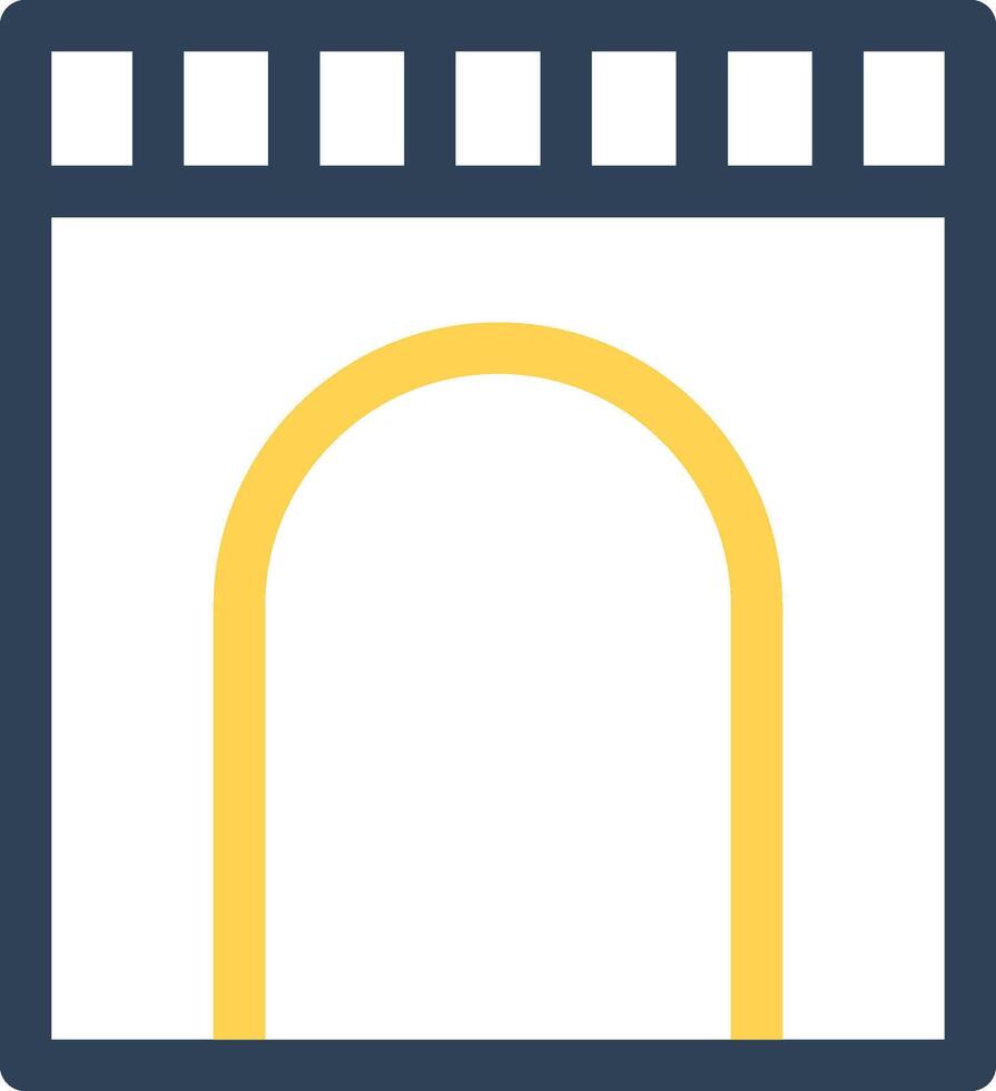 Tunnel Creative Icon Design vector