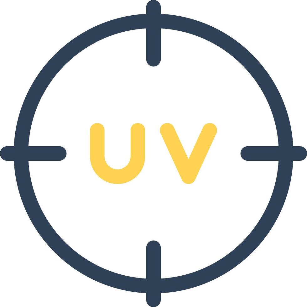 Uv Creative Icon Design vector