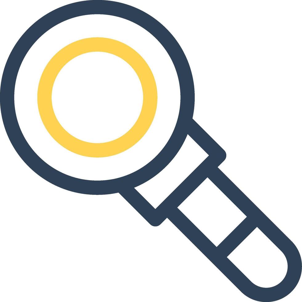 Magnifying Glass Creative Icon Design vector