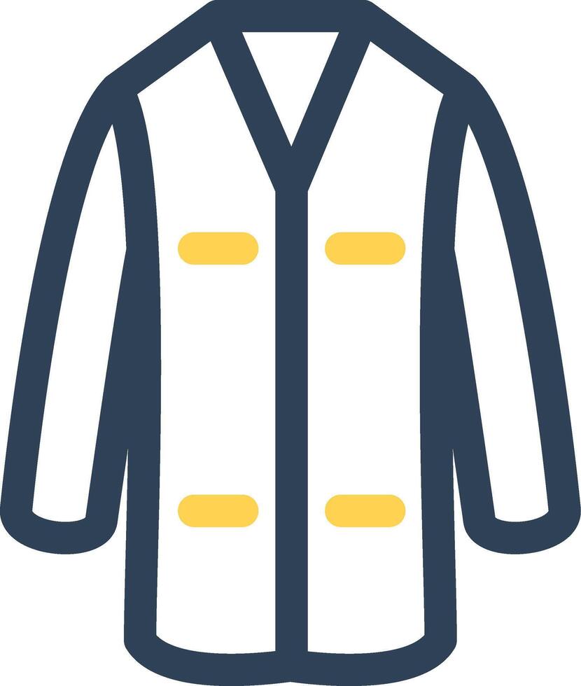 Lab Coat Creative Icon Design vector
