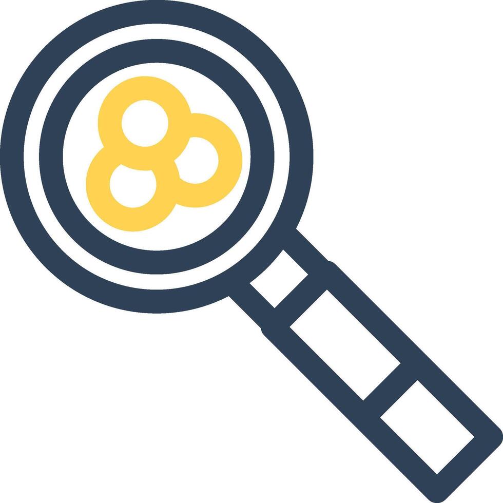Magnifying Glass Creative Icon Design vector