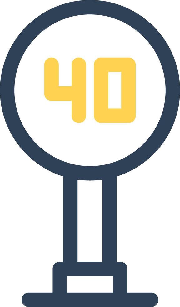 Speed Sign Creative Icon Design vector
