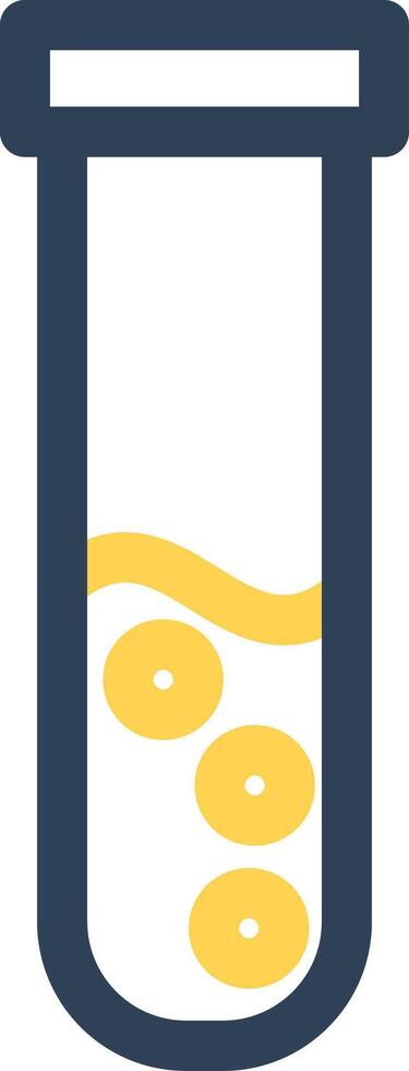 Test Tube Creative Icon Design vector