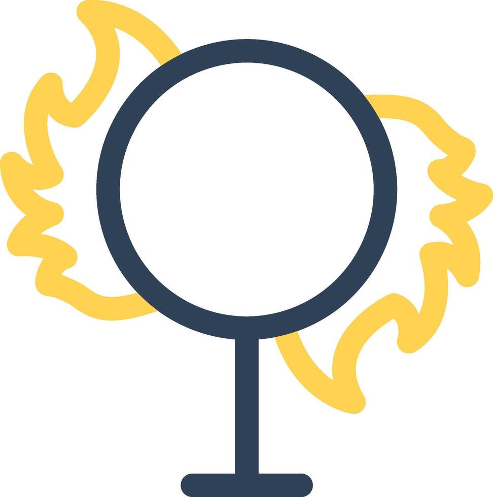 Fire Ring Creative Icon Design vector