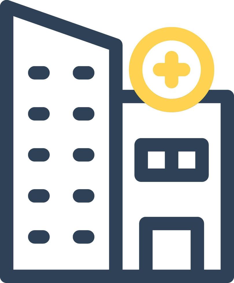 Hospital Property Creative Icon Design vector