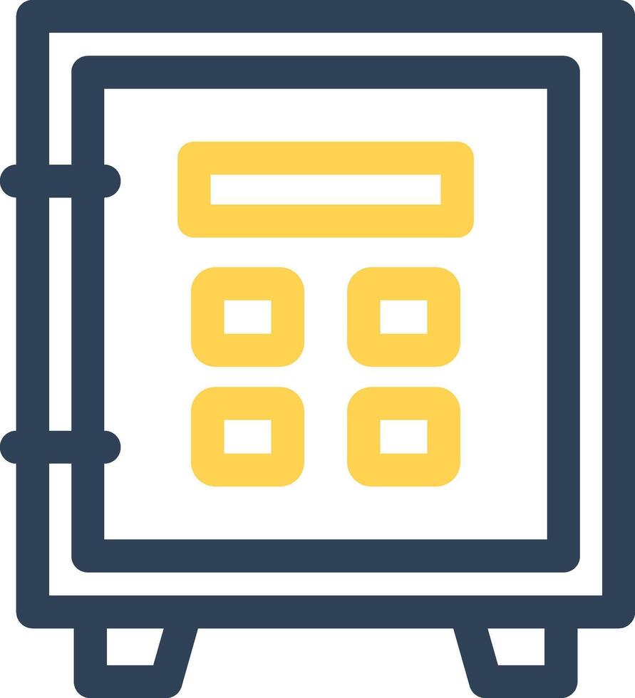 Safe Lock Creative Icon Design vector