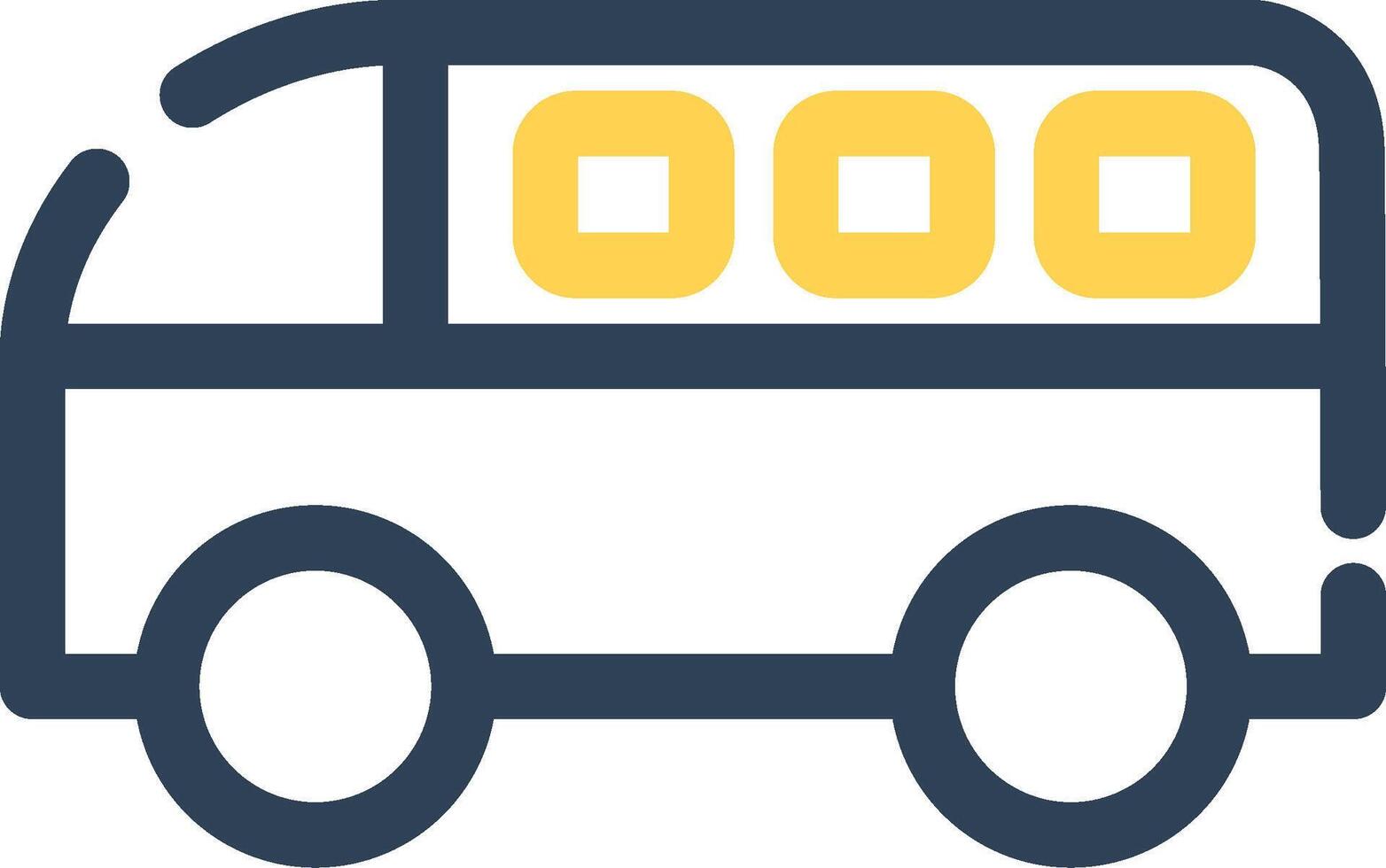 Minivan Creative Icon Design vector