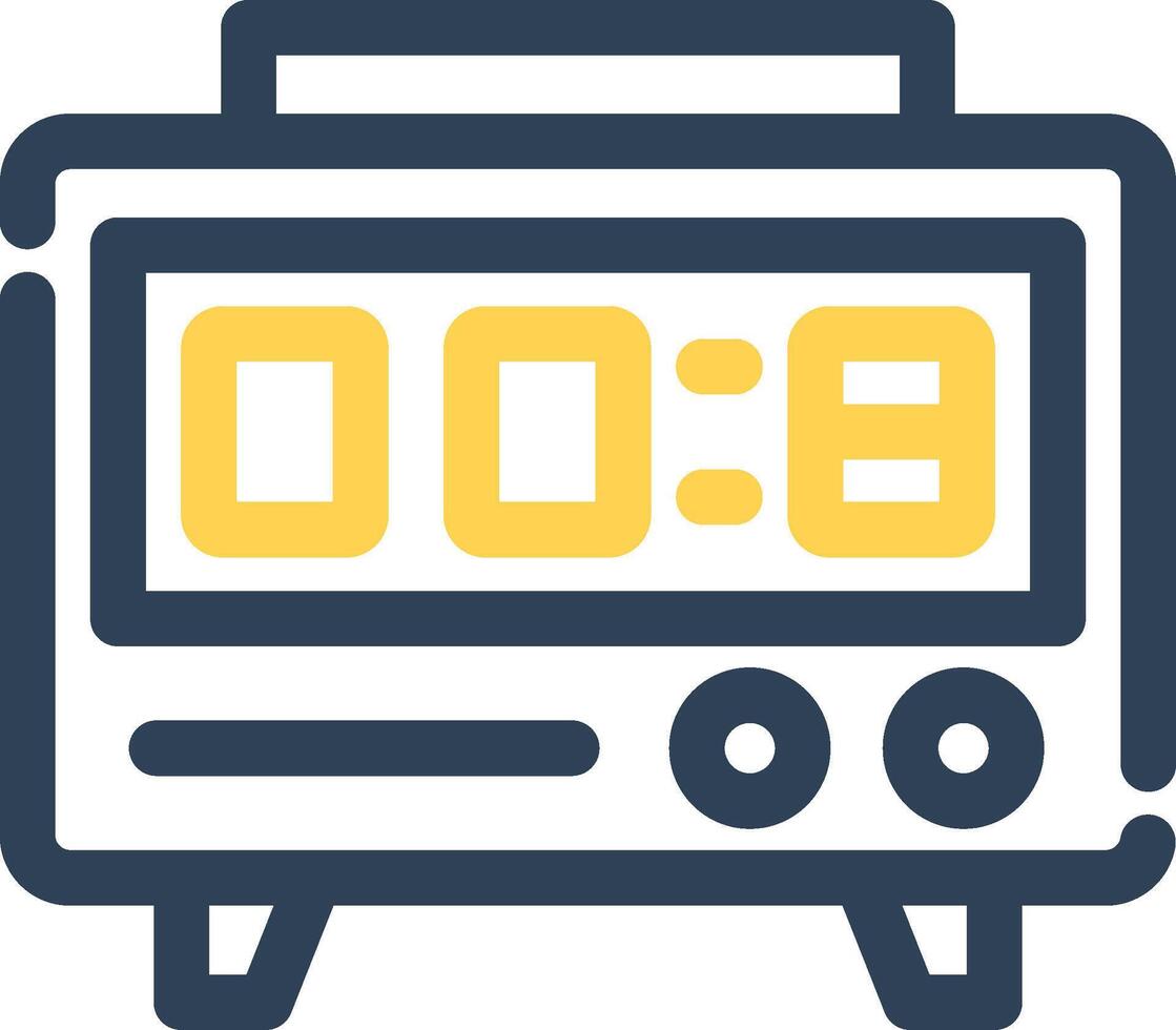 Digital Stopwatch Creative Icon Design vector