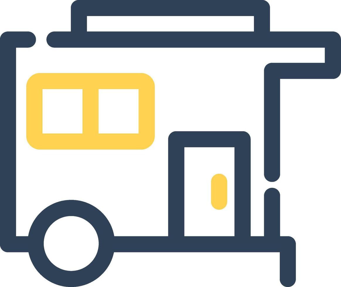 Caravan Creative Icon Design vector