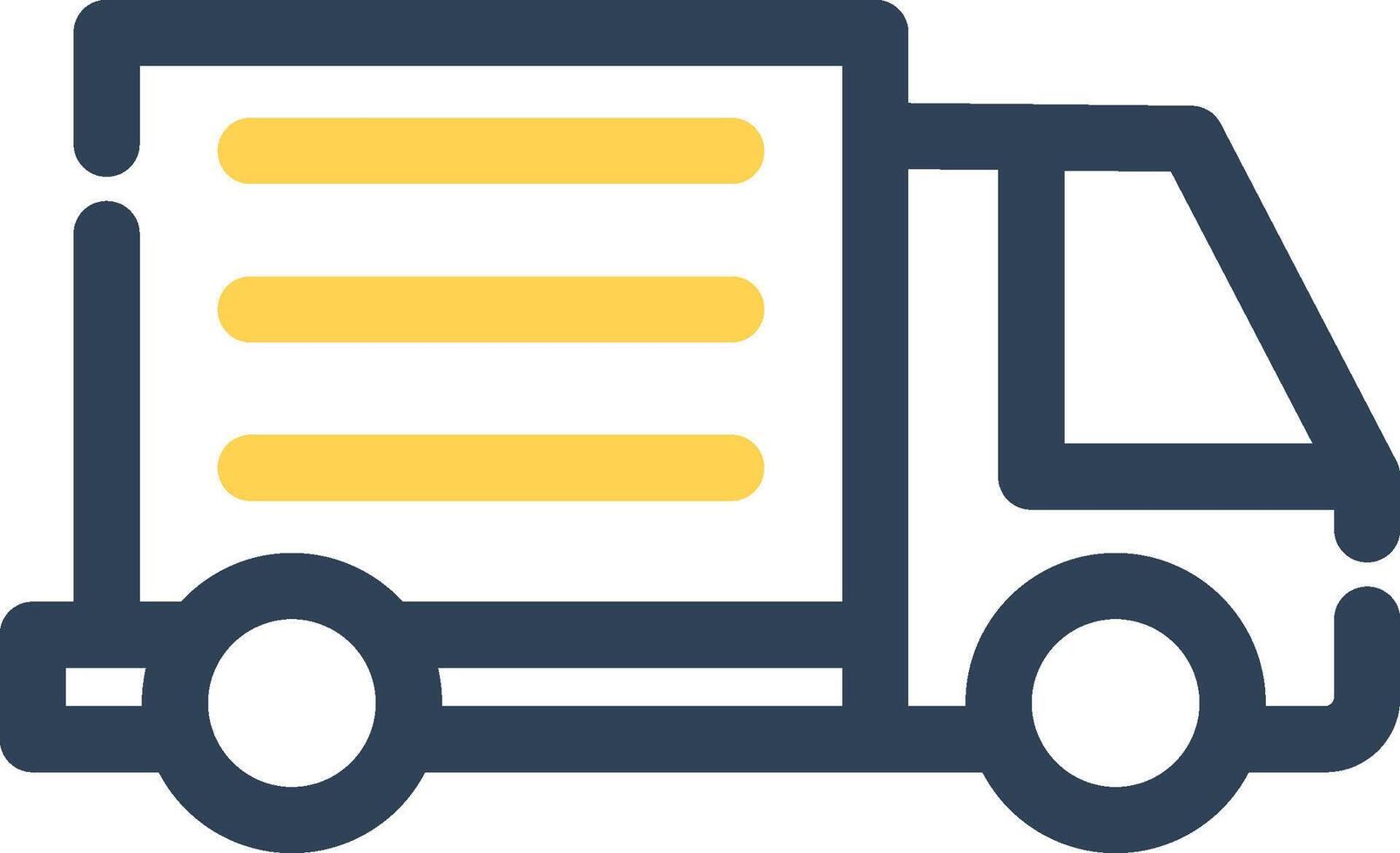 Delivery Truck Creative Icon Design vector