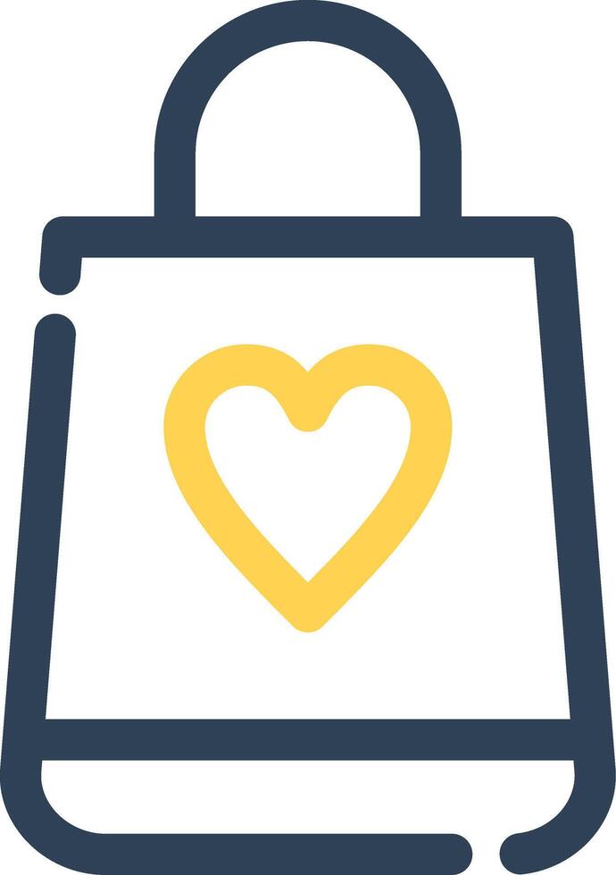 diseño de icono creativo de bolsa de compras vector