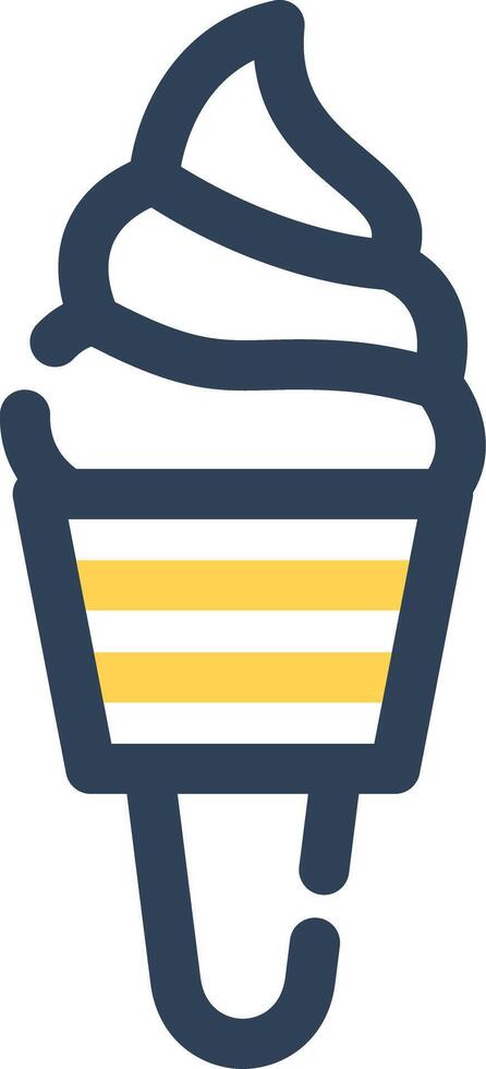 diseño de icono creativo de helado vector