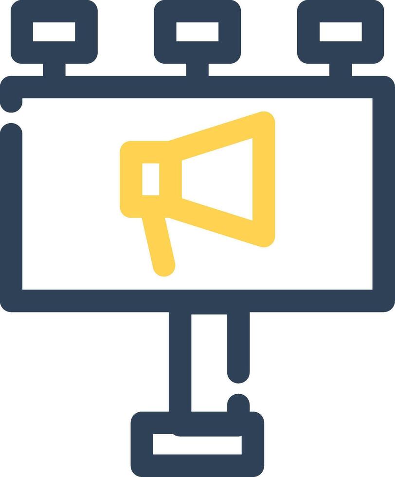 Billboard Creative Icon Design vector