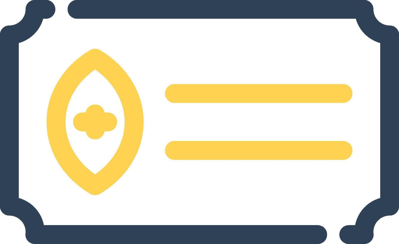 Ticket Creative Icon Design vector