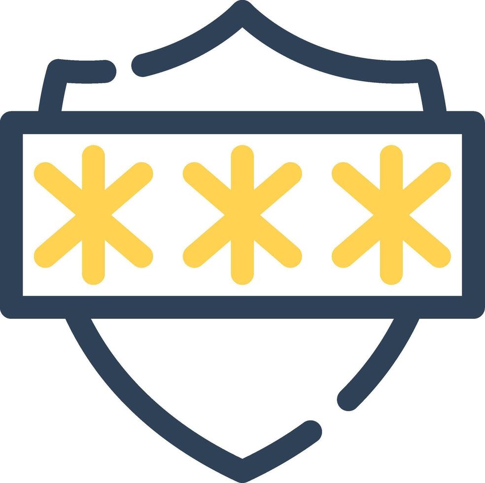 Password Creative Icon Design vector