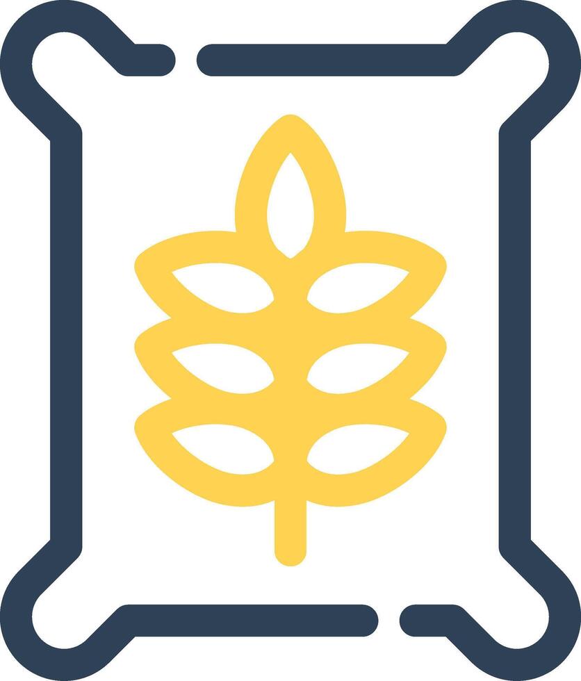 Seed Bag Creative Icon Design vector