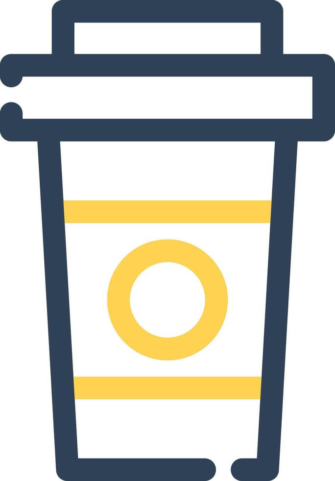 Paper Cup Creative Icon Design vector