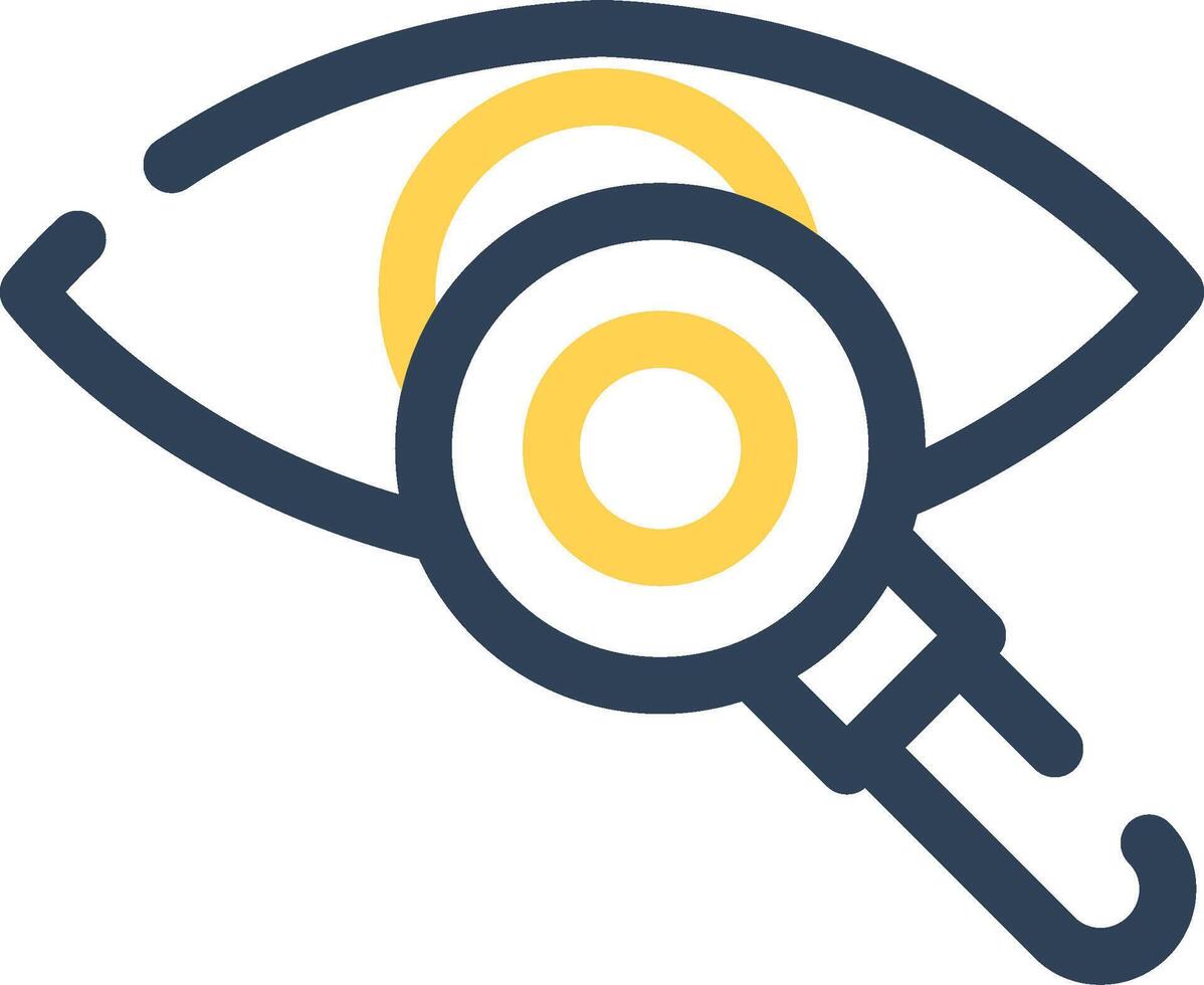Eye Test Creative Icon Design vector
