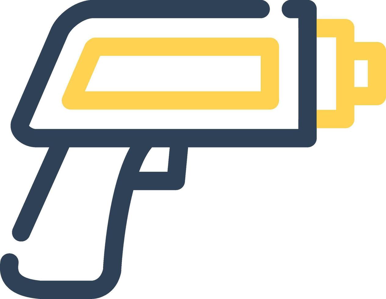 diseño de icono creativo de pistola de termómetro vector