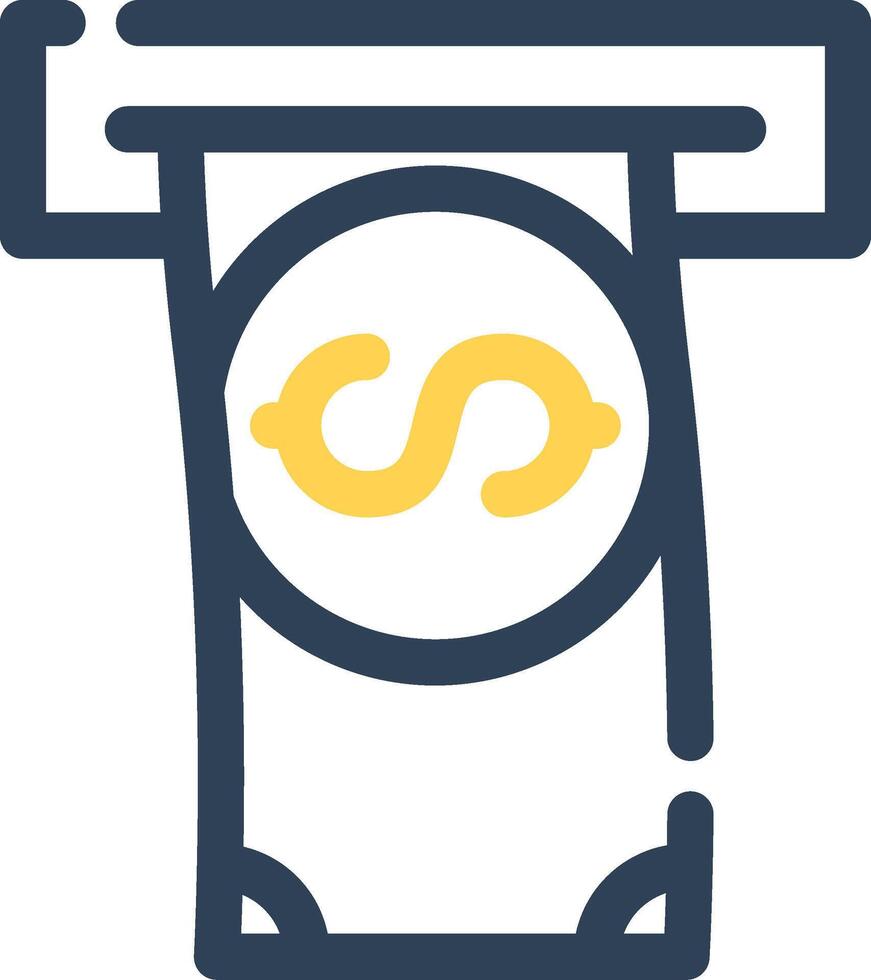 Withdrawal Creative Icon Design vector