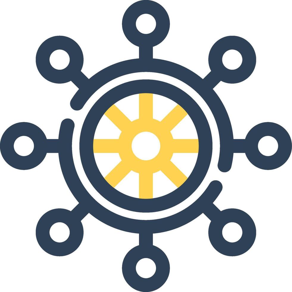 Rudder Creative Icon Design vector