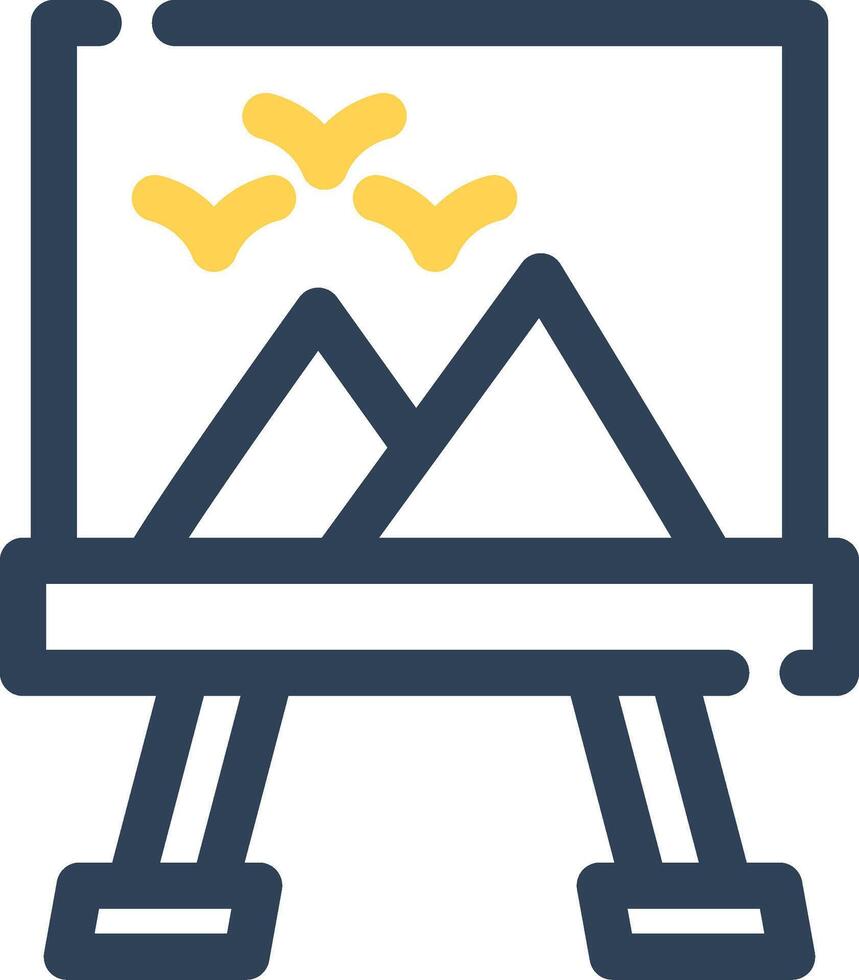 Canvas Creative Icon Design vector