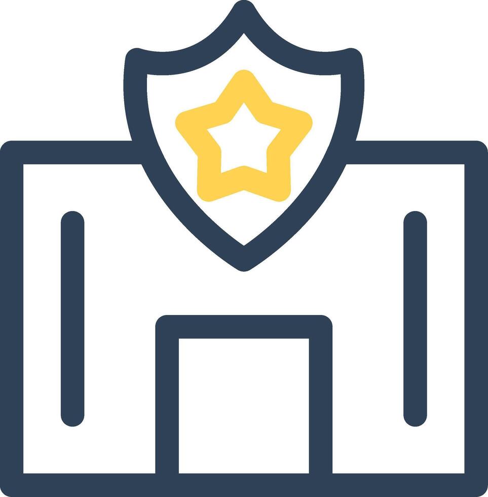 Police Station Creative Icon Design vector