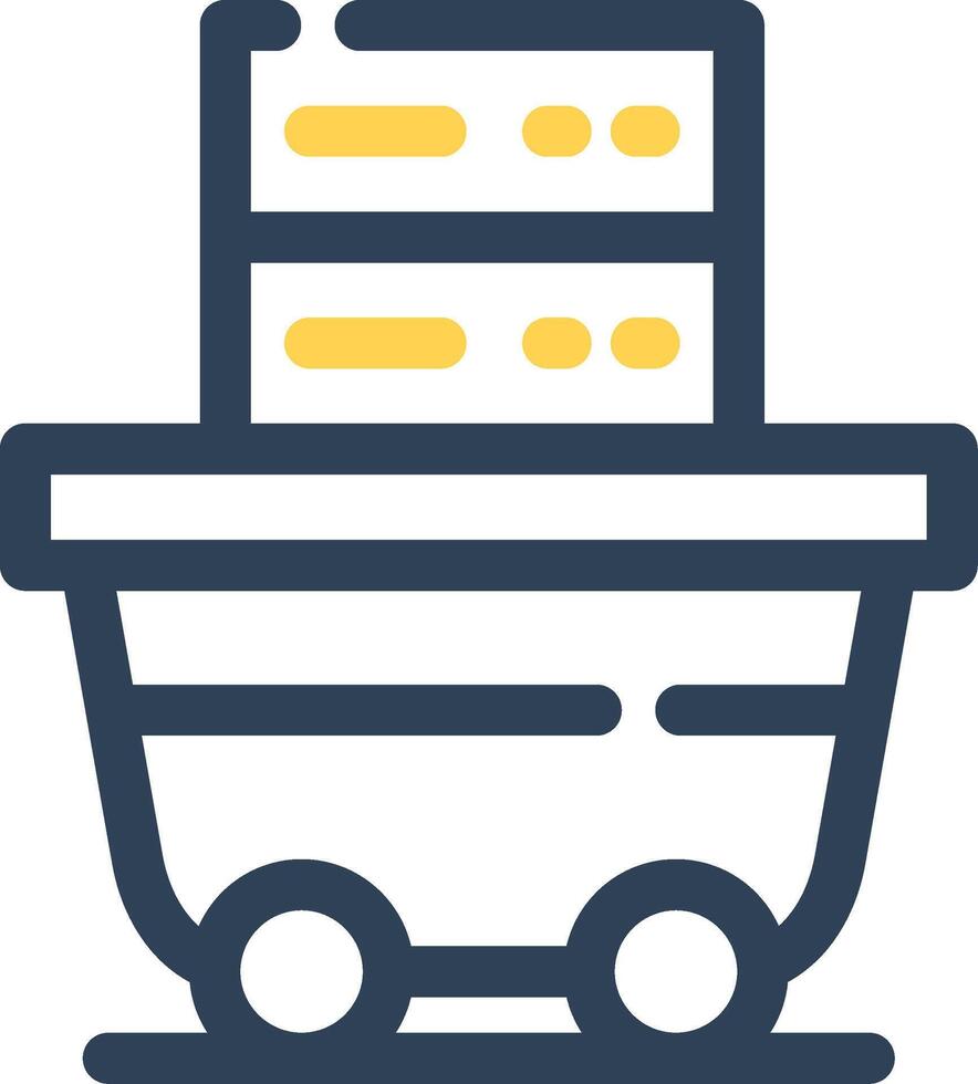 Data Mining Creative Icon Design vector