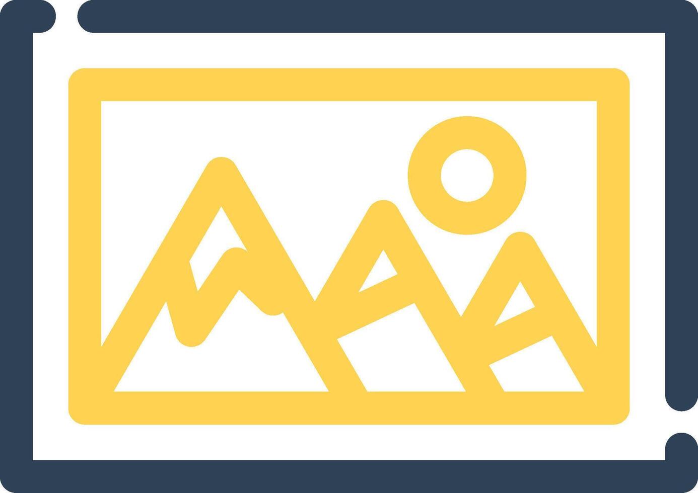 Picture Creative Icon Design vector