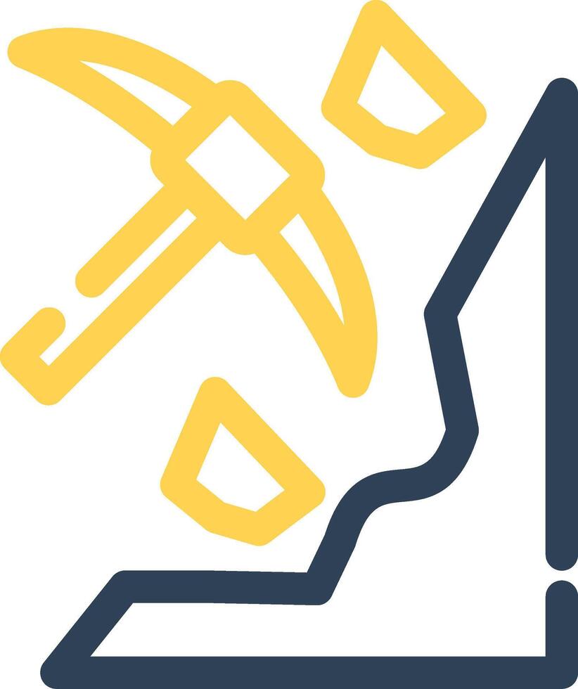 Mining Creative Icon Design vector
