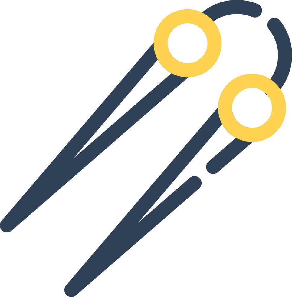 Knitting Needles Creative Icon Design vector