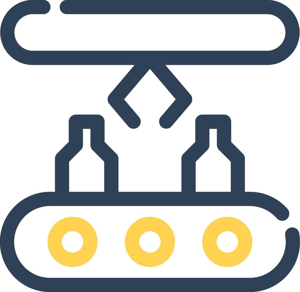 Conveyor Belt Creative Icon Design vector