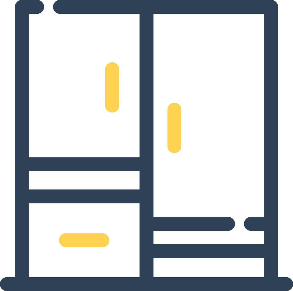 Wardrobe Creative Icon Design vector