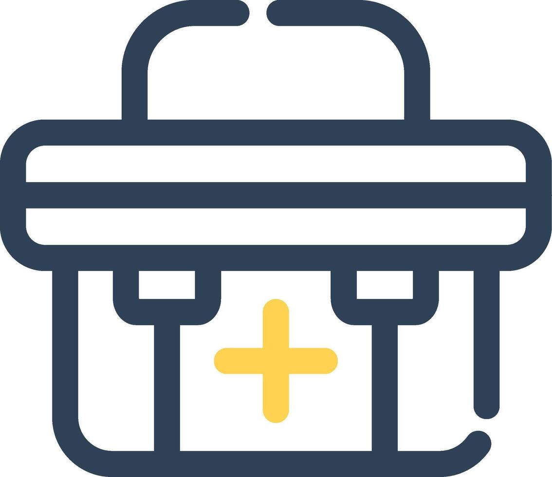 First Aid Kit Creative Icon Design vector