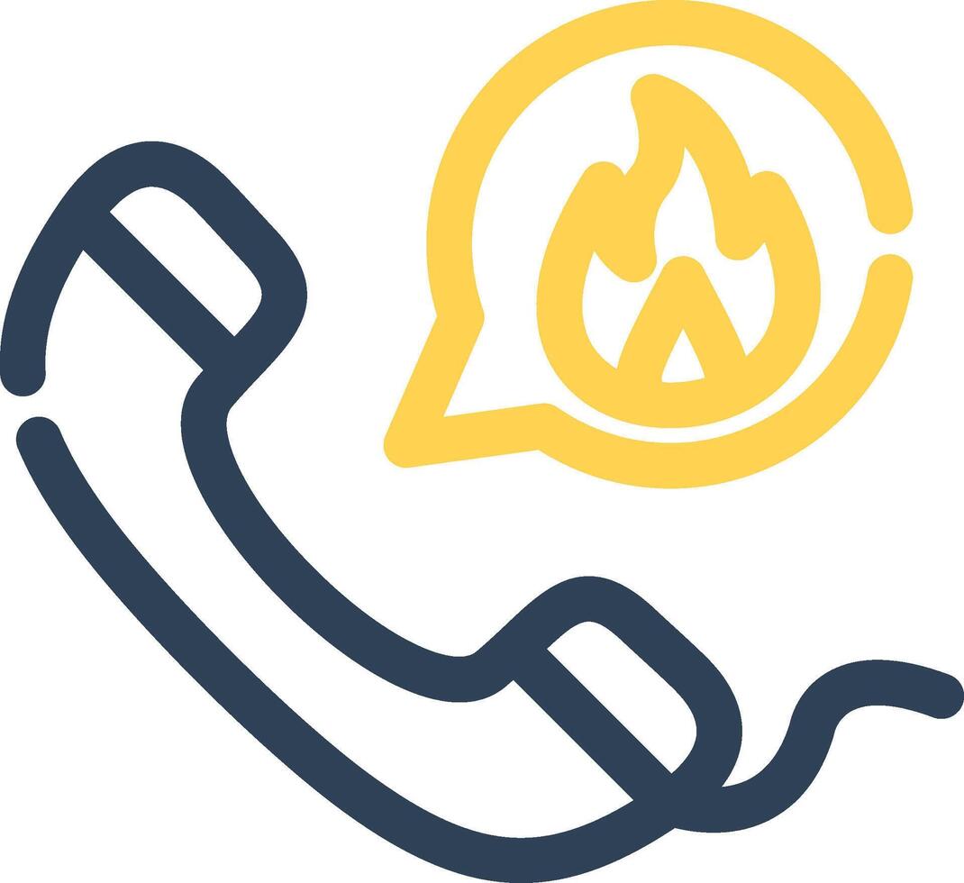 Emergency Call Creative Icon Design vector