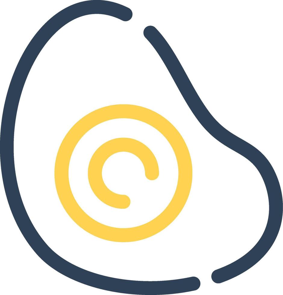 Fried Egg Creative Icon Design vector