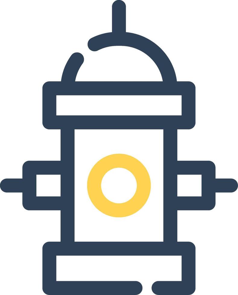 Fire Hydrant Creative Icon Design vector