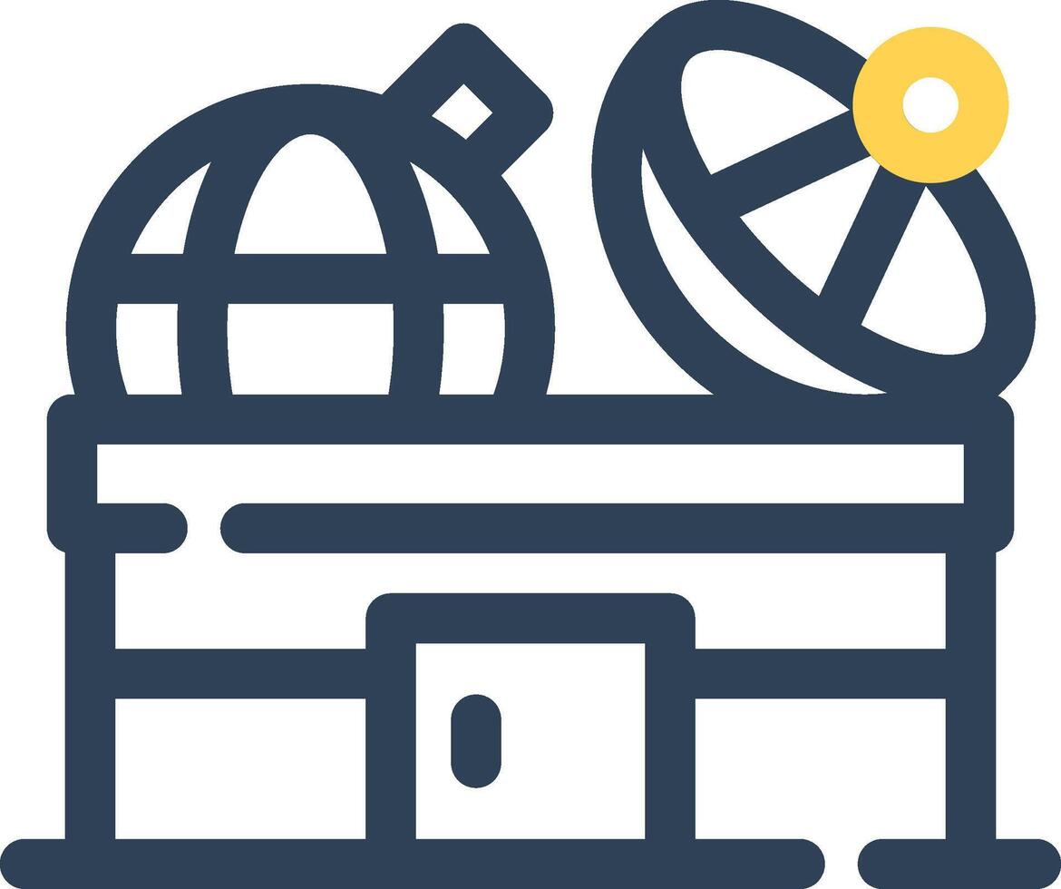 Observatory Creative Icon Design vector